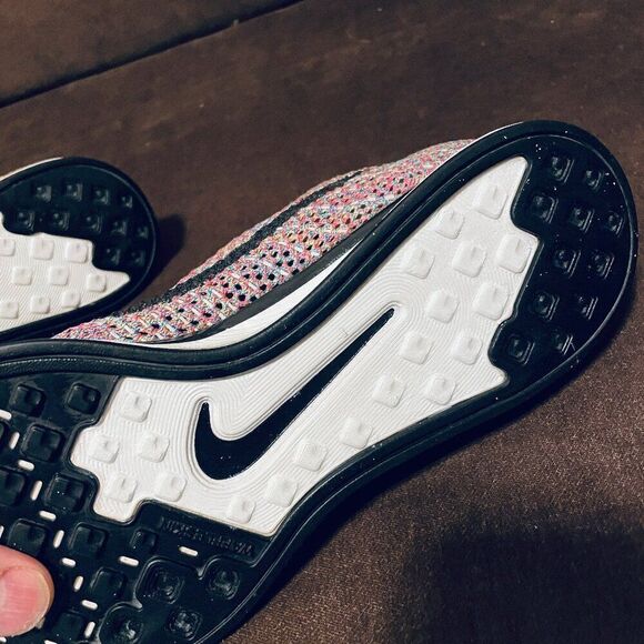 NIKE FLYKNIT RACER MULTICOLOR Rainbow MENS 11.5 US 526628-004 Version 1 2013 - Picture 12 of 12